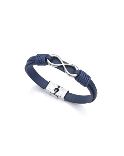 Viceroy Bracciale Uomo Acciaio Inox Maglia Milano Chiusura Regolabile
