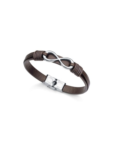 Viceroy Herrenarmband Stahl Mailänder Masche Schnappverschluss 1465P01011
