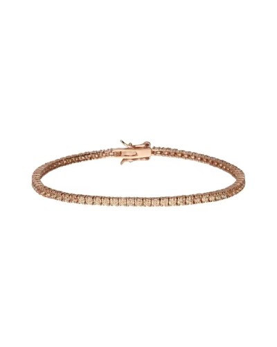 Stroili Bracelet Femme Chaîne Cristaux Argent - Élégant et Raffiné
