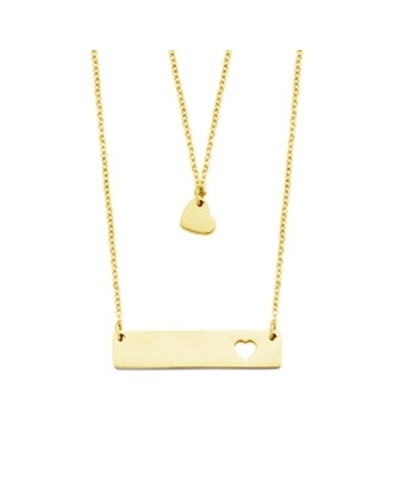 CO88 Kollektion Halskette 8CN-26200 - Edelstahl - Elegantes Design
