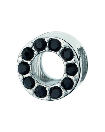 AN Jewels Black Pearl Stone - Elegant Pendant for Necklaces
