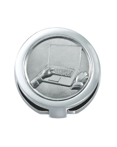 Talent Jewels Perlina 925 Sterling Silver Rhodium-Plated - Elegant Charm for Bracelets
