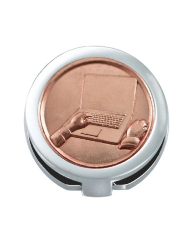 Talent Jewels Perlina Plata 925, Charm Elegante para Pulseras y Collares
