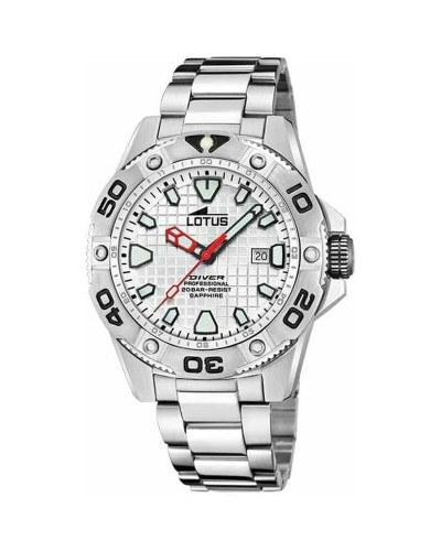Lotus Men's Watch 18929/A Silver - Elegant Chronograph
