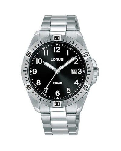 Lorus Montre Homme Noire RH925NX9 - Chronographe Sportif Résistant

