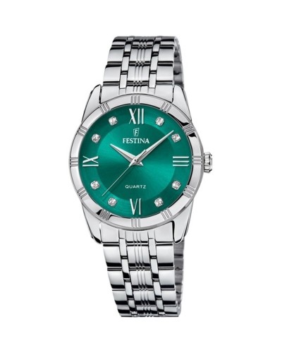 Festina Reloj Hombre F16940/F Verde Plateado - Deportivo & Elegante
