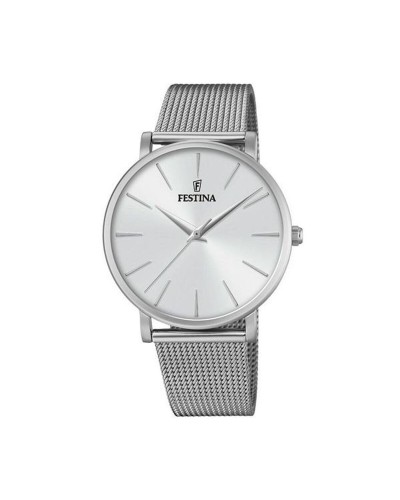 Festina F20475/1 : Montre Homme Argentée, Élégante et Résistante
