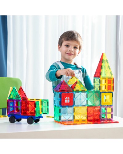 Magoks Magnetische 3D-Bausteine InnovaGoods - 57 Teile - Kreative Konstruktionen
