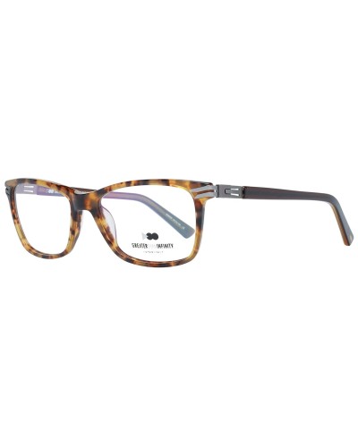 Greater Than Infinity GT040: Rechteckige Herrenbrille - Kaliber 54 - Mattschwarz

