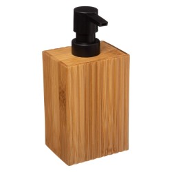 5five Terre Soap Dispenser in Natural Bamboo, Elegant and Sustainable for Bathroom and Kitchen
