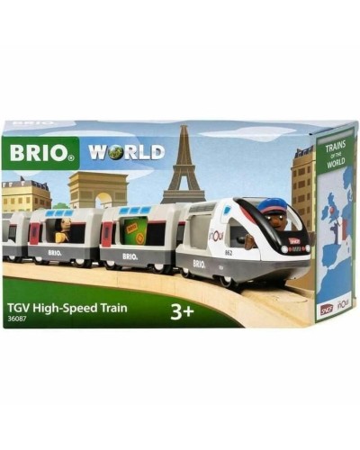Brio TGV Hochgeschwindigkeitszug - Güterzug aus Holz - Brio kompatibel
