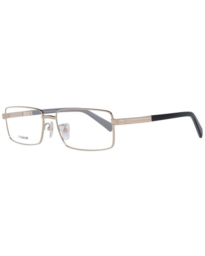 Ermenegildo Zegna EZ5094-D : Monture de Lunettes Homme, Calibre 57, Noir/Argent
