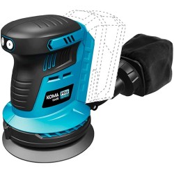 Ponceuse Excentrique Koma Tools Brushless 125mm 20 V : Fiabilité et Précision pour des Finitions Impeccables
