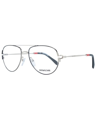 Zadig & Voltaire VZV223 Monture de Lunettes Femme - Noir Brillant 55mm
