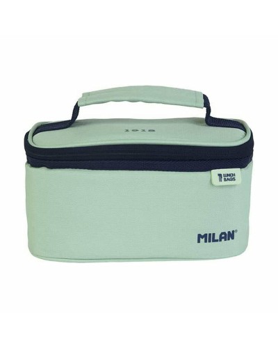Milan 1918 Kühltasche - 1.5L Grün - Lunchtasche für Schule/Arbeit - 22x12.5x12cm
