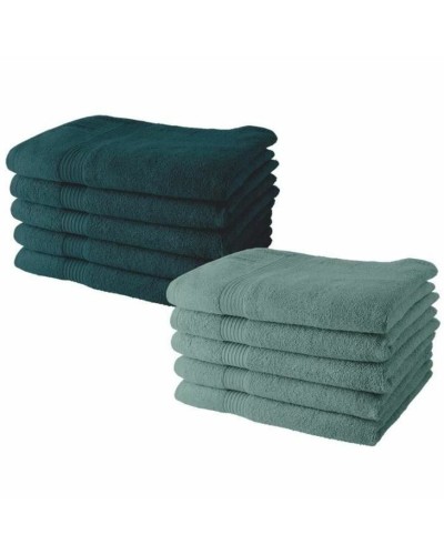 Handdoekenset TODAY 5 peacock + 5 cecidon 50 x 90 cm (10 Stuks)