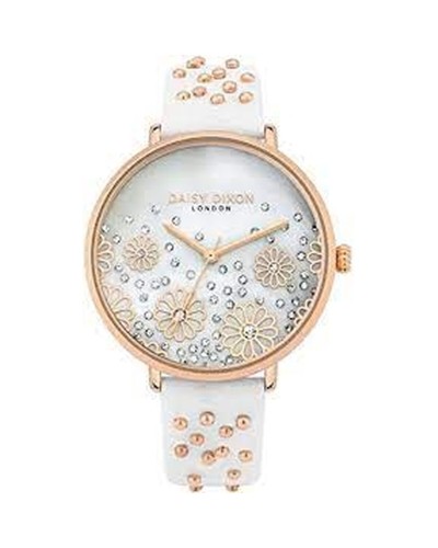Daisy Dixon Damenuhr DD111WRG - Weißes Zifferblatt Ø 38mm - Elegant
