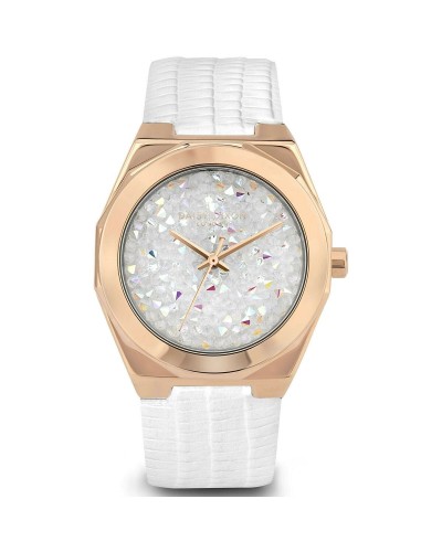 Daisy Dixon Damenuhr DD120WRG, Ø 36mm, Weiß/Roségold - Eleganter Stil
