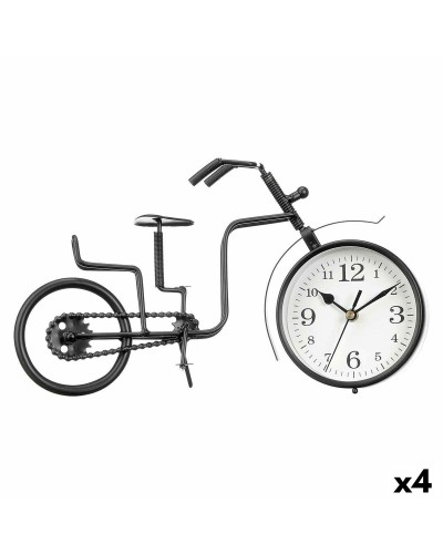 Asztali óra Cykel Svart Metall 33 x 21 x 4 cm (4 antal)