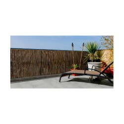Nortene Fency Wick Dark Brown Fence (1 x 3 m) | Strong and Durable for Gardens
