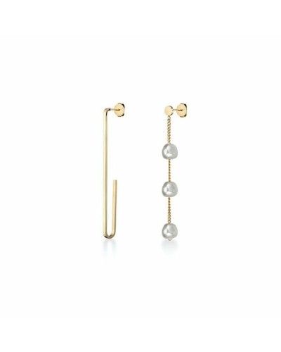 Rosefield Pendientes Mujer Acero Inoxidable JALPEG-J182 - Plata, 2cm
