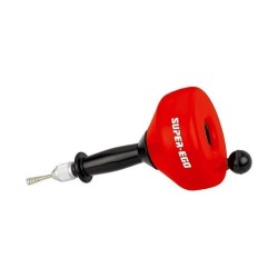Super Ego Drain Auger | Red/Black Drum | 6 m | For all types of drains
