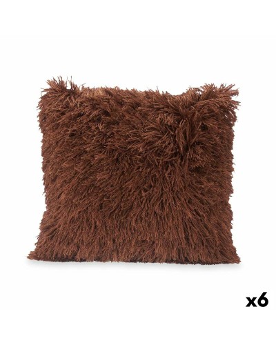 Kussen Bruin Katoen Polyester 45 x 2 x 45 cm (6 Stuks)