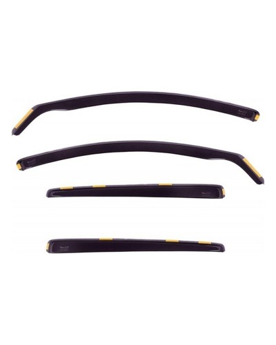 HEKO Deflectores de Viento Antivaho 4 piezas (Delanteros+Traseros) Coche
