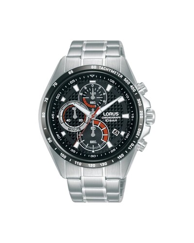 Lorus Herrenuhr RM357HX9 Analog Datum Edelstahl Schwarz
