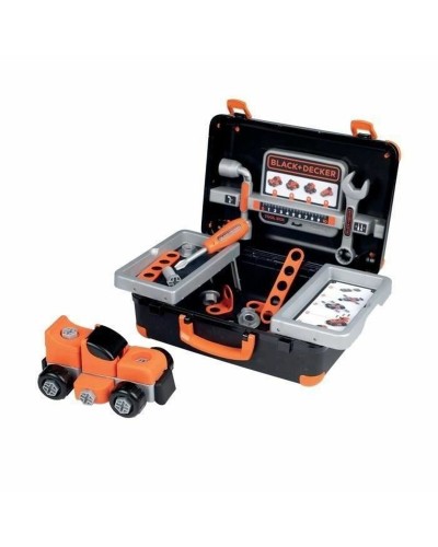 Smoby Set d'Outils Enfants 39 pièces : Mallette Jeu d'Imitation, 28x28x35cm
