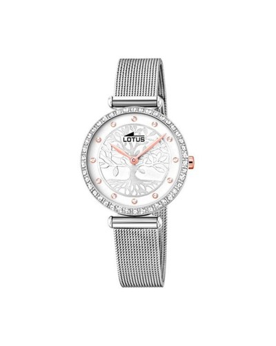 Lotus Orologio Donna 18709/1 Acciaio Argento Quadrante Bianco
