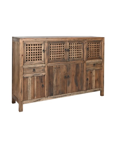 Buffet ESPRIT Naturel : Grand Espace de Rangement et Style Élégant (153x37x104 cm)
