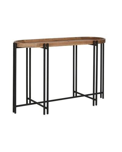 ESPRIT Console Table in Wood and Metal | Elegant Design | 115 x 40 x 75 cm
