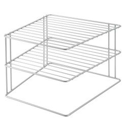 Organizador Contenedor Metaltex Palio con 3 Estantes de Metal para Cocina (25x25x19 cm)
