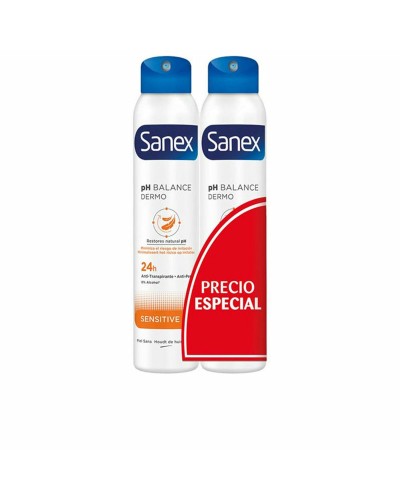 Sanex Sensitive Déodorant Spray - 2x200ml - Peau Sensible
