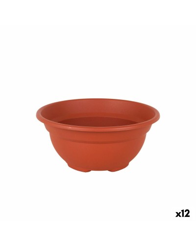 Greentime Pot Rond Marron 20 cm pour Plantes ou Décorations (Lot de 12)
