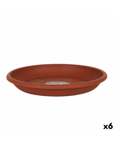 Plat Vase Marron Dem Squares 36x36 cm 6 Unités
