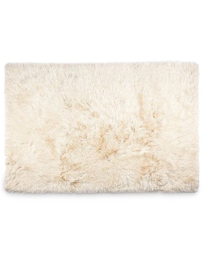 Tapis Crème Doux et Confortable 120 x 2 x 180 cm pour Décoration Intérieure
