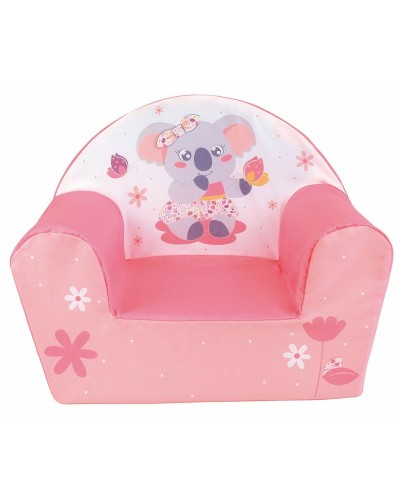 Poltrona Fun House CALLY MIMI KOALA Rosa, 42 x 52 x 33 cm in Schiuma
