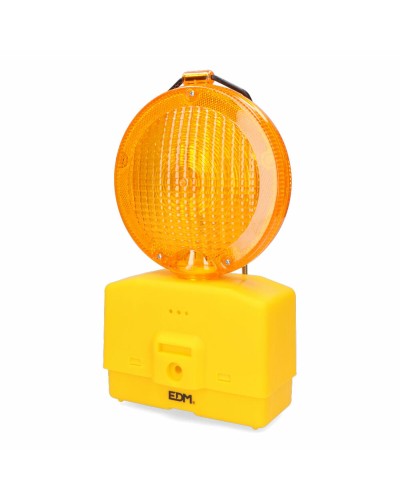 EDM Warnleuchte 8000 Lm für Bauarbeiten | PVC-Sicherheitsbeschilderung | 18,6 x 9,5 x 37 cm
