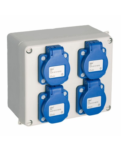 Solera Feuchtraum-Abzweigdose 16,5x13,5x7 cm, IP54, 250V, 16A
