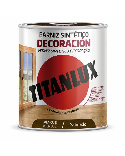 Peinture Synthétique Titanlux Satin Wengé, 250 ml pour Décorations
