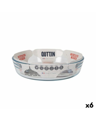 Fuente para Horno Quttin | Vidrio 1,7 L | Diámetro 23 cm | Set de 6
