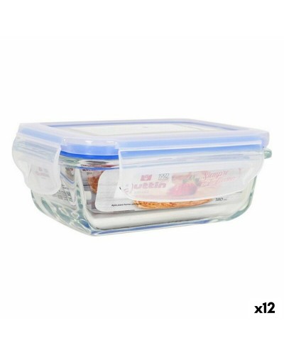 Hermetische Lunchtrommel Quttin Rechthoekig 180 ml 12,7 x 8,9 x 5 cm (12 Stuks)