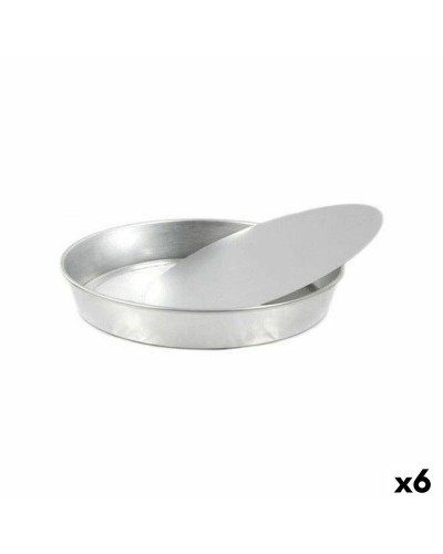 Molde Redondo Desmontable Aluminio 33 x 33 x 4,5 cm
