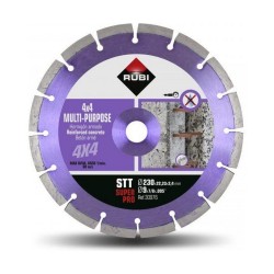 Disco de corte RUBI Superpro 230mm: rendimiento superior para cortes precisos.
