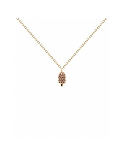 PDPAOLA Collier Femme CO01-235-U Argent 925 Plaqué Or - 40cm
