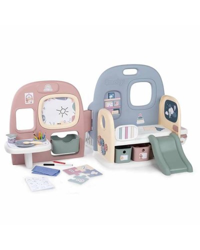 Smoby Accessoires Poupées : Biberon, Assiette, Cuillère - Set Repas

