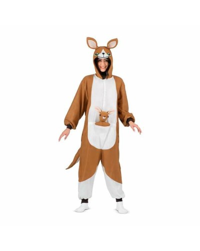 My Other Me Costume Kangourou Adulte - 3 Pièces Marron
