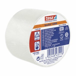 Tesaflex 53988: Nastro Isolante Approvato Bianco in PVC da 25 m x 50 mm